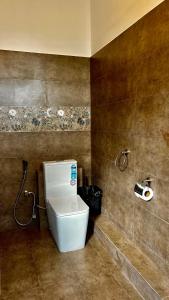 Koupelna v ubytování Mates Villa