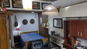 Η κουζίνα ή μικρή κουζίνα στο Casa cabaña para disfrutar en cualquier ocasión