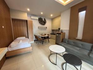 Posezení v ubytování Igna Bungalows