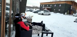 Tuhamäe Hostel during the winter
