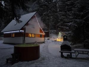 Chata Maco að vetri til
