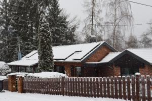 Ferienhaus "Kleiner Onkel" v zimě + 15 fotografií