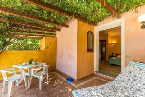 Αίθριο ή υπαίθριος χώρος στο Tropical Residence In Santa Margherita Di Pula