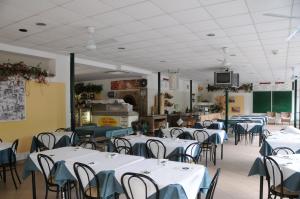Εστιατόριο ή άλλο μέρος για φαγητό στο Happy Camp mobile homes in Camping Riccione