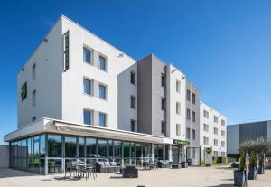 Byggingin sem hótelið er í