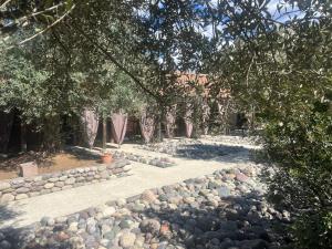 Zahrada ubytování Hôtel Ascosa Aventure
