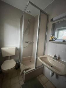 Koupelna v ubytování Hirschstube Nauders + 37 fotografií
