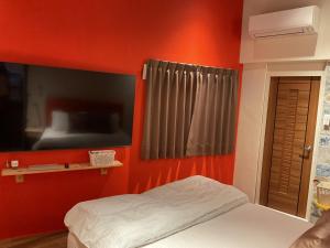 Voodi või voodid majutusasutuse 內之島旅宿 House toas