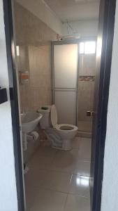 Koupelna v ubytování Apartamento Los Pinos