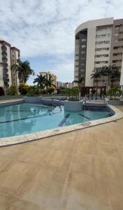 Hồ bơi trong/gần Apartamento no Centro - Família - Piscinas Quentes - Wi-Fi - Lê Jardin