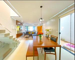 Χώρος καθιστικού στο HospedagemFeliz