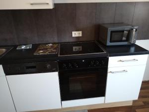 Η κουζίνα ή μικρή κουζίνα στο FeWo 96 qm bis 4 Pers nahe Winterberg +17 φωτογραφίες