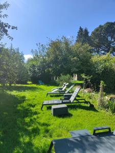 Zahrada ubytování Gîte Le Penty