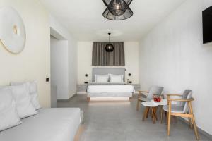 TV a/nebo společenská místnost v ubytování Blé Suites Santorini