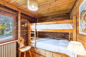 Letto o letti in una camera di Chalet complet