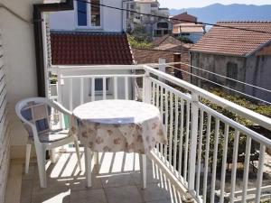 Balkón alebo terasa v ubytovaní Apartments and Rooms Florijan