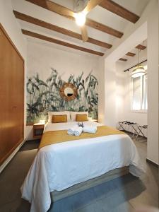 Postel nebo postele na pokoji v ubytování Apartamento del Mercado Little Apartments