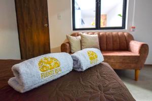 Istumisnurk majutusasutuses Hotel Fuente Real Popayán