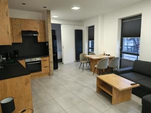Kuchnia lub aneks kuchenny w obiekcie Apartamenty Dworcowa 45