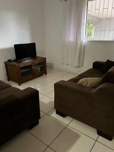 Posezení v ubytování Casa Família no Campeche