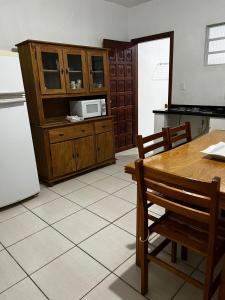 Kuchyň nebo kuchyňský kout v ubytování Casa Família no Campeche