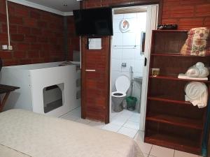 Koupelna v ubytování A Ilha Verde Hotel Pousada na Praia + 37 fotografií