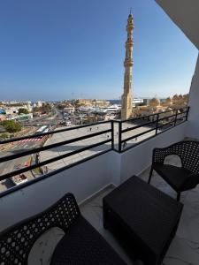 Balkón nebo terasa v ubytování Seaside Serenity Apartment