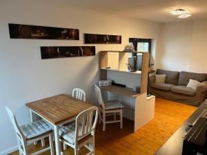 Posezení v ubytování Ferienwohnung Am Langenberg