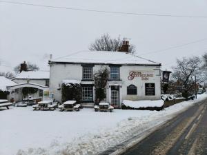 The Greyhound, Hackforth Near Bedale v zimě