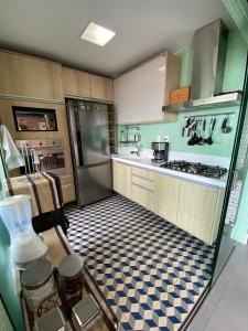 Kuchyň nebo kuchyňský kout v ubytování Apartamento alto padrão em Belém + 13 fotografií