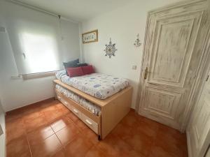 Postel nebo postele na pokoji v ubytování Un rincon en barraña