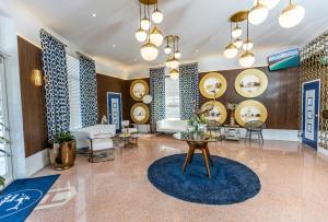 Posezení v ubytování Oceanside Hotel and Suites