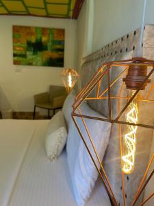 Postel nebo postele na pokoji v ubytování Dreams Hotel y Restaurante