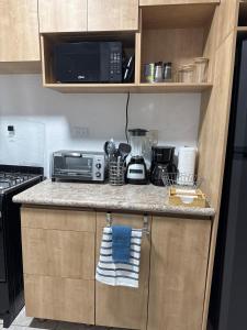 Apartamento en Cobán casa Azul的厨房或小厨房