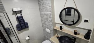 Koupelna v ubytování Apartma Minka