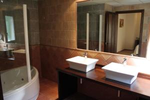 Koupelna v ubytování Hotel Casa Beletri