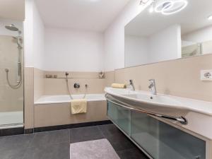 Koupelna v ubytování Residenz Drei Berge