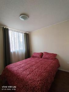 Postel nebo postele na pokoji v ubytování Buen descanso en vacaciones