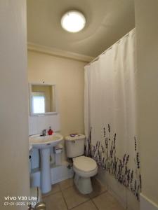 Koupelna v ubytování Buen descanso en vacaciones