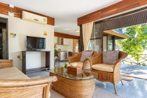 TV a/nebo společenská místnost v ubytování Pung-Waan Resort