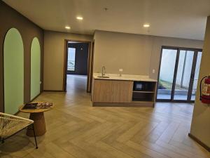 Köök või kööginurk majutusasutuses Mini suite cerca del parque La Carolina Quito