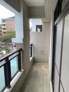 Balkon lub taras w obiekcie 吾居竹山民宿