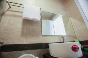 Koupelna v ubytování Hoàng Bách Hotel Vũng Tàu