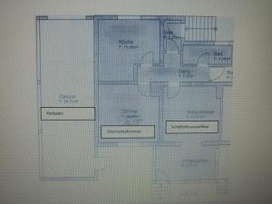 Půdorys ubytování Grimmingapartment Maier