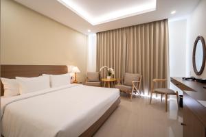 Posteľ alebo postele v izbe v ubytovaní The HUB Hotel - Airport