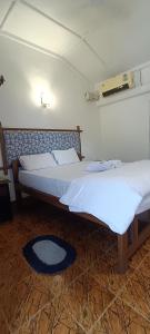 Postel nebo postele na pokoji v ubytování Zappia Cove Resort Palolem