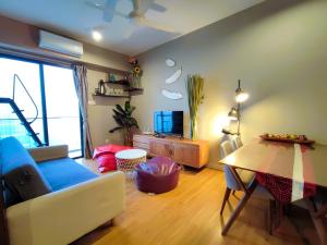 The Loft at Midhills Genting Highlands Free WiFi的休息区
