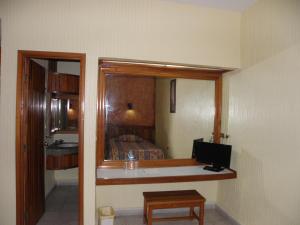 مطبخ أو مطبخ صغير في Hotel Fenix