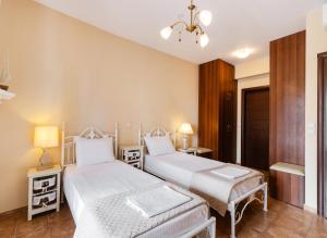 Posteľ alebo postele v izbe v ubytovaní Villa Galini