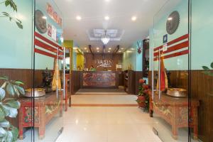 Vstupní hala nebo recepce v ubytování Oasis Kathmandu Hotel